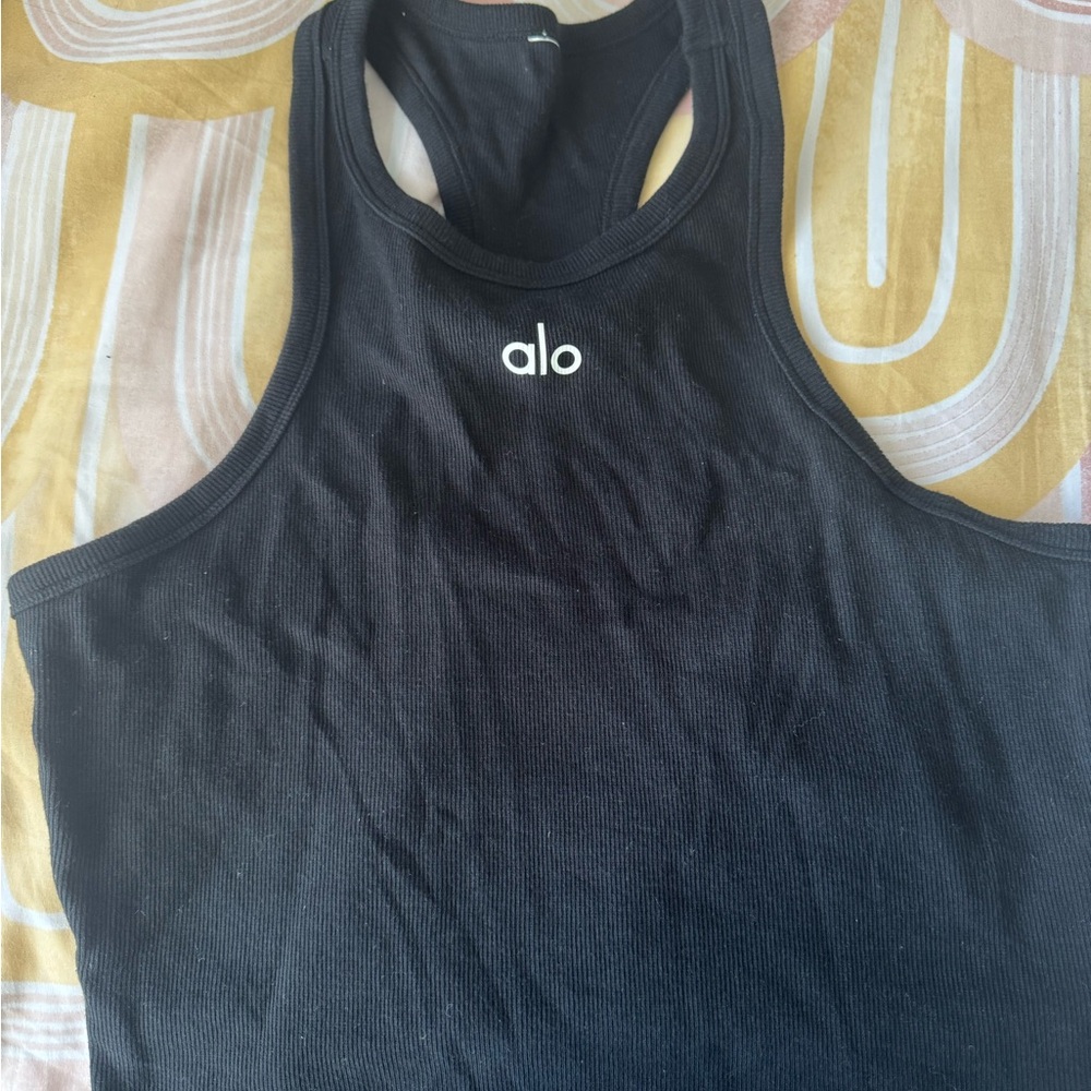 ALO Yoga Black Tank Top